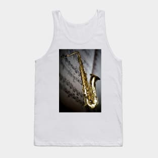 Saxophone - Sax - Musical Instrument Tank Top